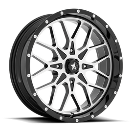 PORTAL UTV 18X7 4X110 86 G-BLK-MACH +0