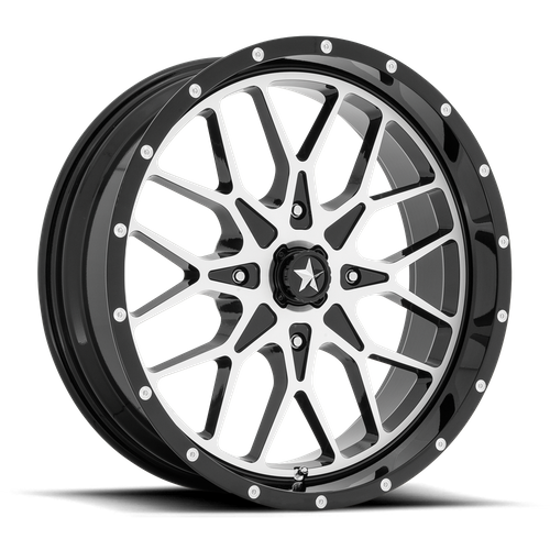 PORTAL UTV 18X7 4X137 112 G-BLK-MACH +0