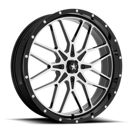 PORTAL UTV 24X7 4X137 112 G-BLK-MACH +0