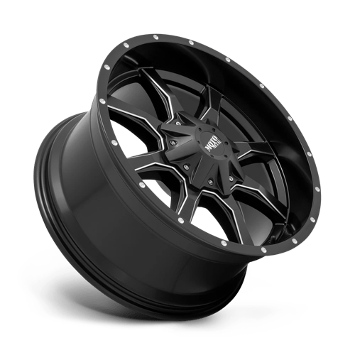 MO970 22X10 8X170 S-BLK MILL -18MM