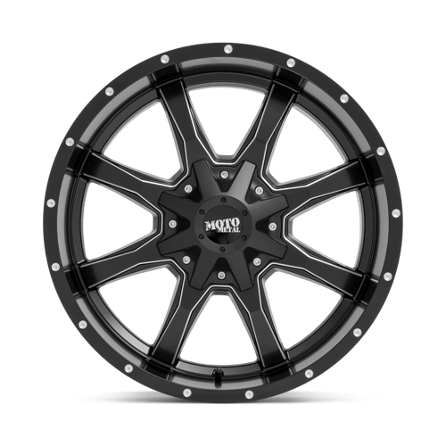 MO970 22X10 8X170 S-BLK MILL -18MM
