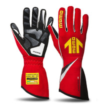 Load image into Gallery viewer, MOMO Tuning &amp; Safety Corsa R Gloves External Stitch Precurved Large