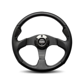 Jet Steering Wheel Leath er / Airleather 350mm - MOMO Tuning & Safety JET35BK0B