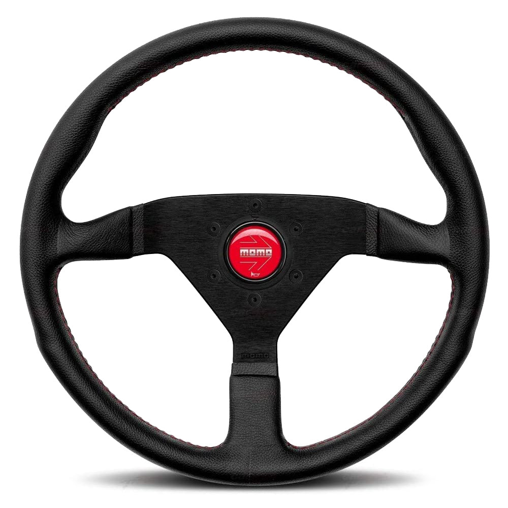 Monte Carlo 320 Steering Leather Red Stich - MOMO Tuning & Safety MCL32BK3B