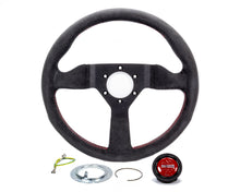 Load image into Gallery viewer, Monte Carlo 350 Steering Wheel Leather Red Stitch - MOMO Tuning &amp; Safety MCL35AL3B