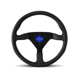 Monte Carlo 350 Steering Wheel Leather Blue Stich - MOMO Tuning & Safety MCL35BK6B
