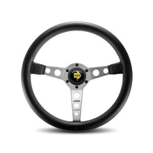 Load image into Gallery viewer, Prototipo Steering Wheel Leather Silver Spoke - MOMO Tuning &amp; Safety PRO35BK0S