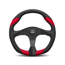 Load image into Gallery viewer, Quark Steering Wheel Polyurethane Red Insert - MOMO Tuning &amp; Safety QRK35BK0R