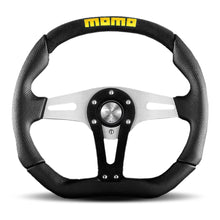 Load image into Gallery viewer, Trek Steering Wheel BlK Leather/Airleather - MOMO Tuning &amp; Safety TRK35BK0B