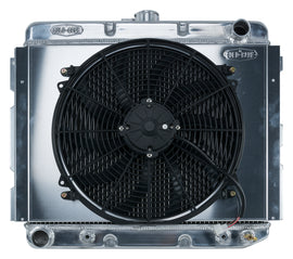 68-73 B,E Body BB Aluminum Performance Radiator And 16 Inch Fan Kit 16 x 22 Inch AT Cold Case Radiators