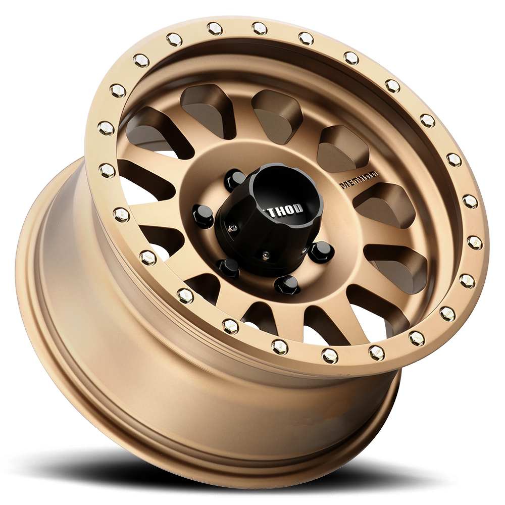 Aluminum Wheels 16x8 Double Standard MR304 Bolt Pattern 6 On 139.7 Offset 0 Lip Size 2.76 Method Bronze BRZ Method