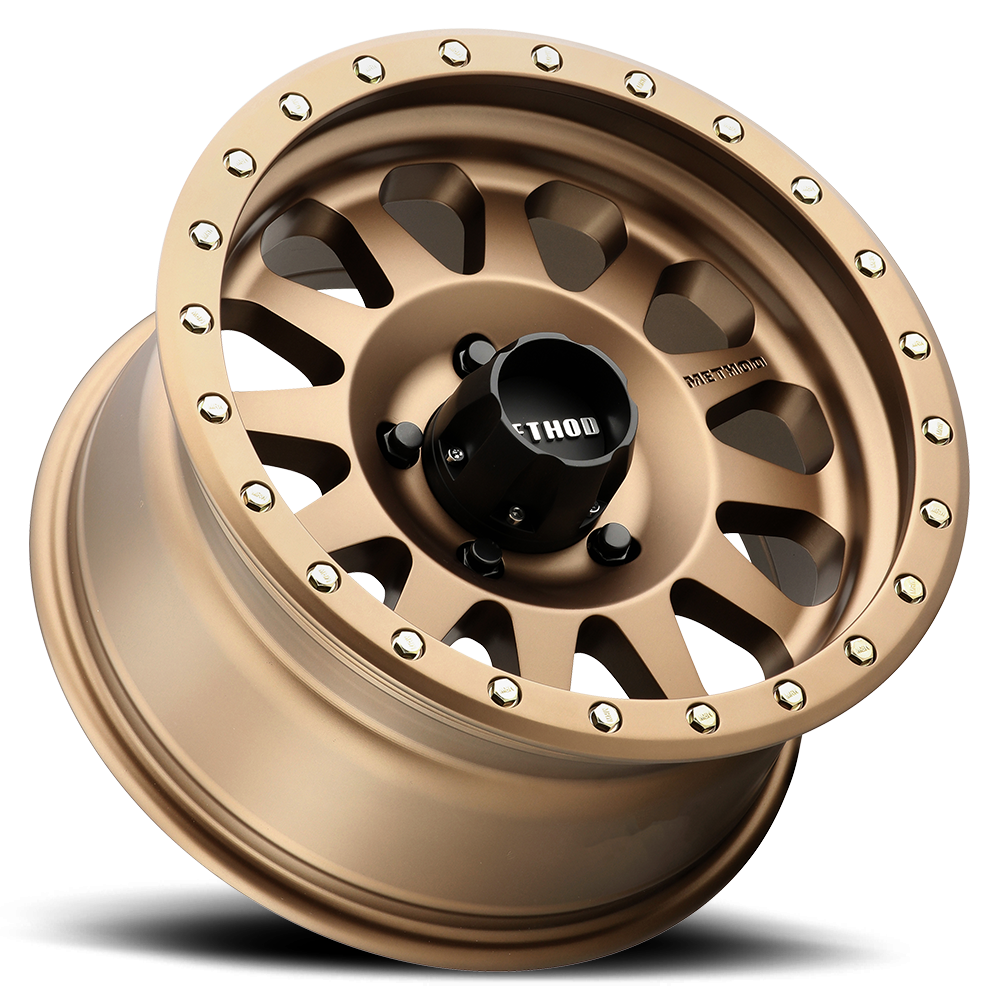 Aluminum Wheels 17x8.5 Double Standard MR304 Bolt Pattern 5 On 139.7 Offset 0 Lip Size 2.6 Method Bronze BRZ Method