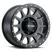 Load image into Gallery viewer, Aluminum Wheels 17x8.5 NV MR305 Bolt Pattern 8 On 165.1 Offset 0 Lip Size 1.3 Matte Black MB Method