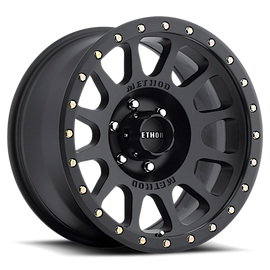 Aluminum Wheels 18x9 NV MR305 Bolt Pattern 6 On 139.7 Offset 18 Lip Size 1.38 Matte Black MB Method