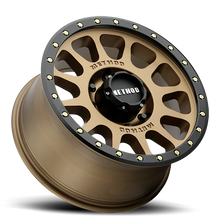 Load image into Gallery viewer, Aluminum Wheels 18x9 NV MR305 Bolt Pattern 6 On 139.7 Offset 18 Lip Size 1.38 Method Bronze BRZ Black Street Loc Method