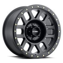 Load image into Gallery viewer, Aluminum Wheels 17x8.5 Grid MR309 Bolt Pattern 6 On 139.7 Offset 0 Lip Size 1.61 Titanium GY Black Street Loc Method