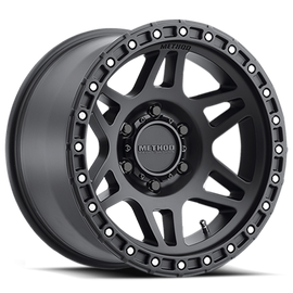 Aluminum Wheels 17x8.5 MR312 Bolt Pattern 6 On 139.7 Offset 0 Lip Size 0.98 Matte Black MB Method