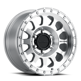 Aluminum Wheels 17x9 MR315 Bolt Pattern 6 On 139.7 Offset -12 Lip Size 1.65 Machined SL Clear Coat Method