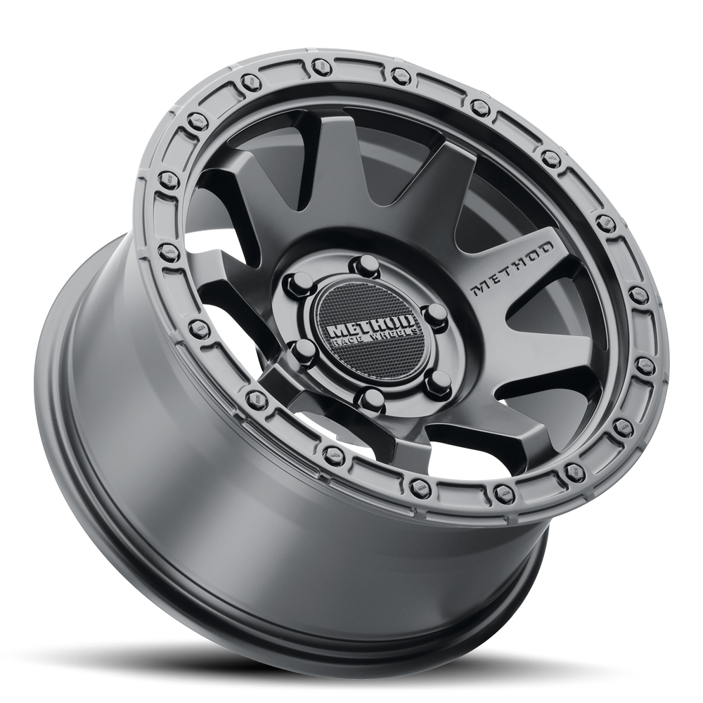 Aluminum Wheels 18x9 MR317 Bolt Pattern 6 On 139.7 Offset 18 Lip Size 0.83 Matte Black MB Method