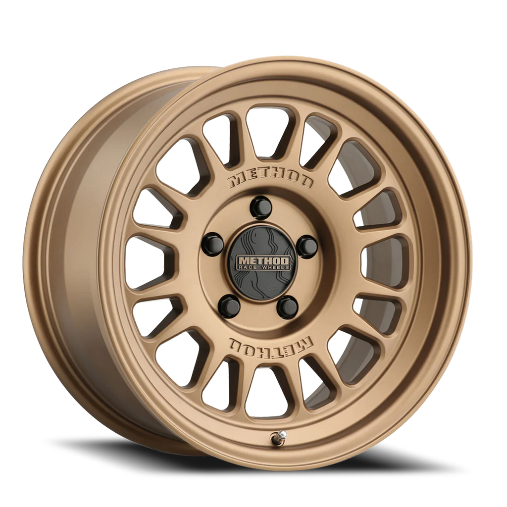 Aluminum Wheels 17x8.5 MR318 Bolt Pattern 5 On 127 Offset 0 Lip Size 1.97 Method Bronze BZ Method
