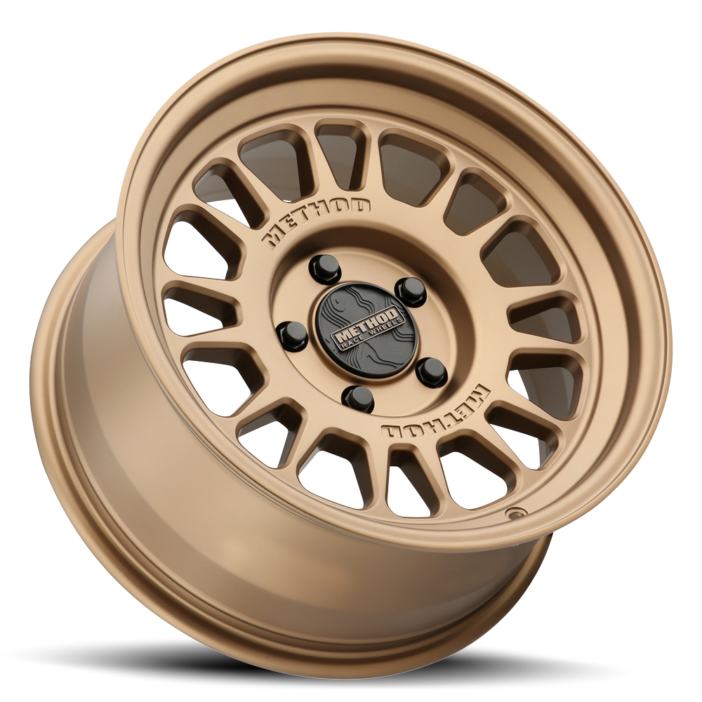 Aluminum Wheels 17x8.5 MR318 Bolt Pattern 5 On 127 Offset 0 Lip Size 1.97 Method Bronze BZ Method