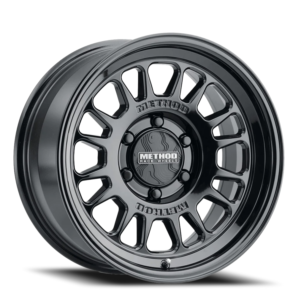 Aluminum Wheels 17x8.5 MR318 Bolt Pattern 6 On 139.7 Offset 0 Lip Size 1.97 Gloss Black GB Method