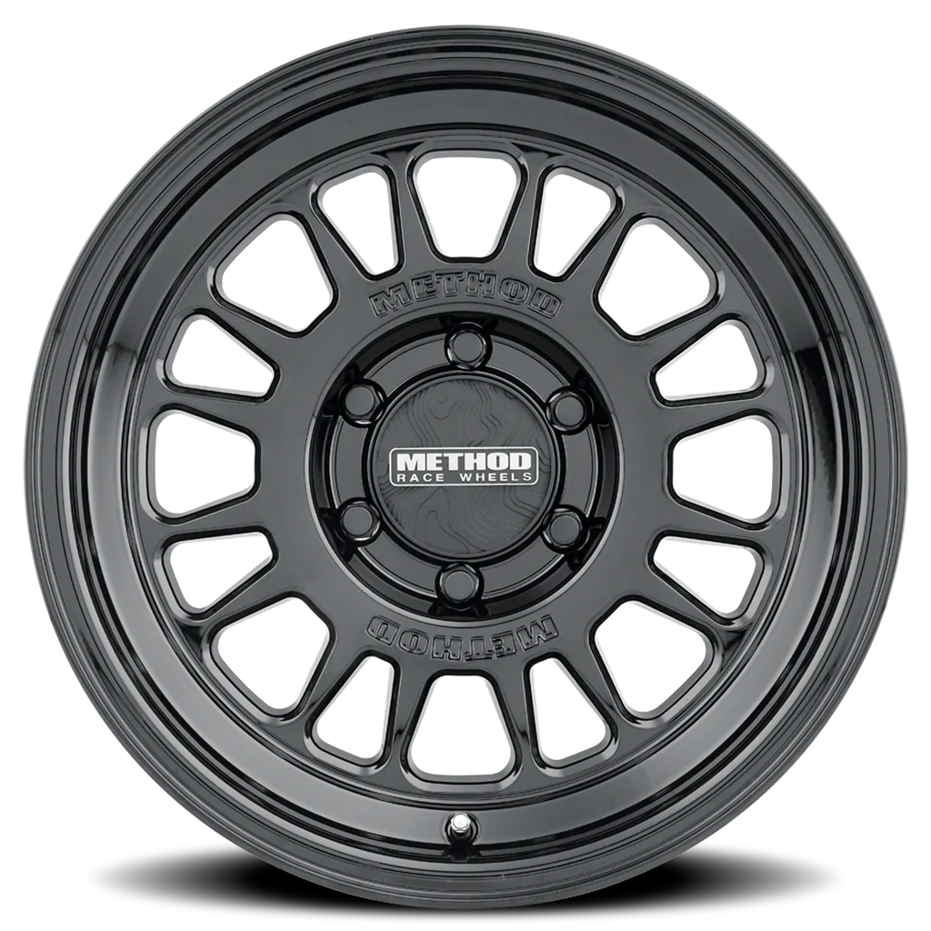 Aluminum Wheels 17x8.5 MR318 Bolt Pattern 6 On 139.7 Offset 0 Lip Size 1.97 Gloss Black GB Method