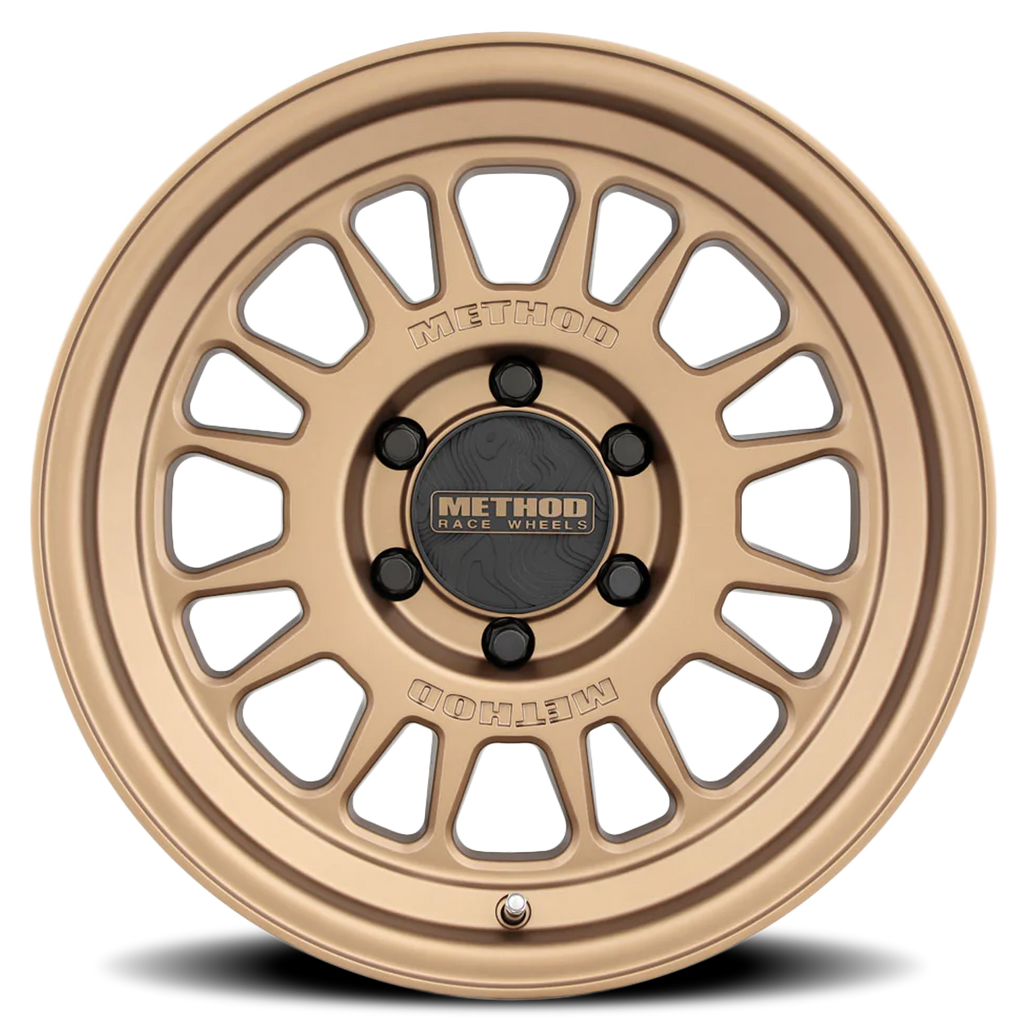 Aluminum Wheels 17x8.5 MR318 Bolt Pattern 6 On 139.7 Offset 0 Lip Size 1.97 Method Bronze BZ Method