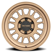 Load image into Gallery viewer, Aluminum Wheels 17x8.5 MR318 Bolt Pattern 6 On 139.7 Offset 0 Lip Size 1.97 Method Bronze BZ Method