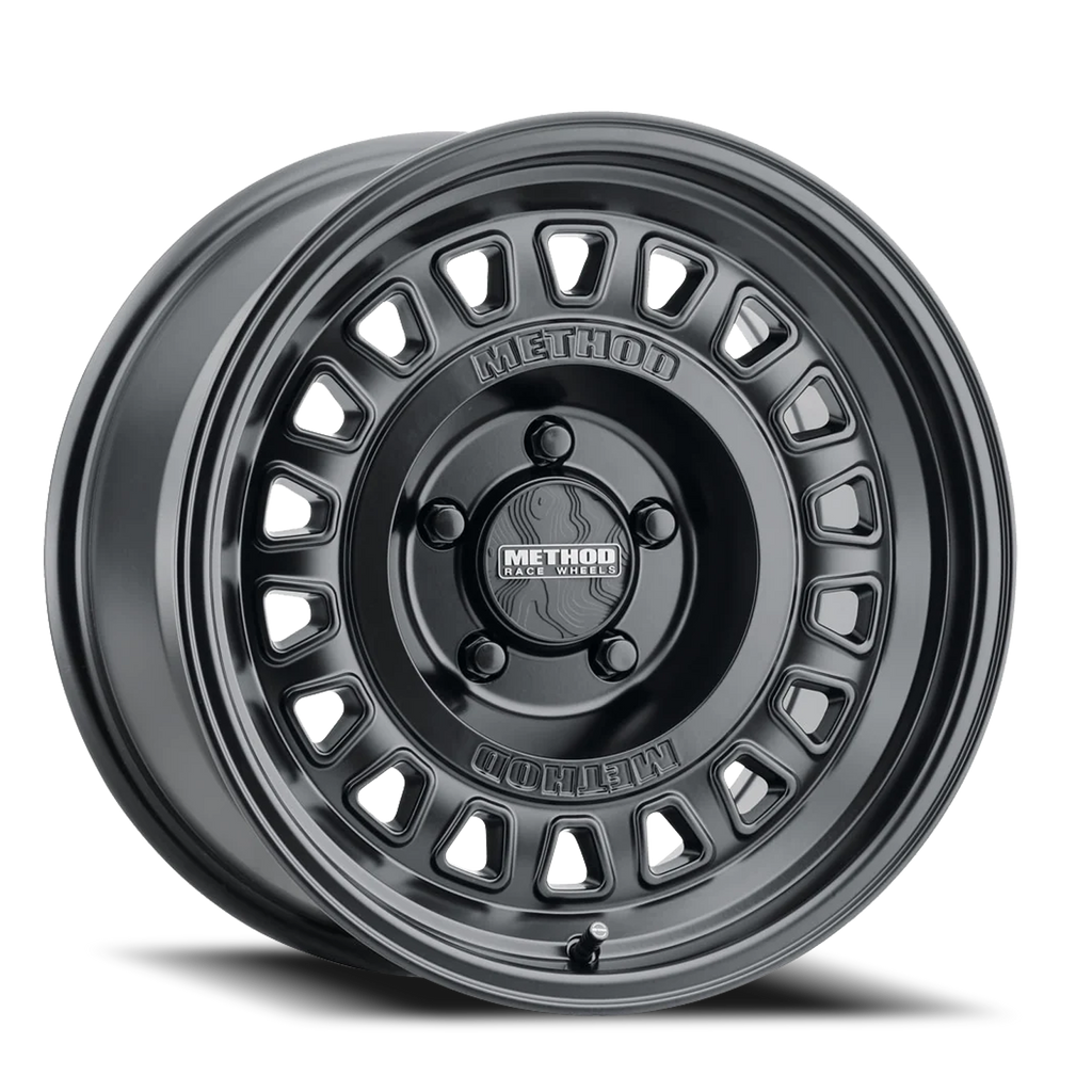 Aluminum Wheels 17x8.5 MR320 Bolt Pattern 5 On 127 Offset 0 Lip Size 2.76 Matte Black MB Method