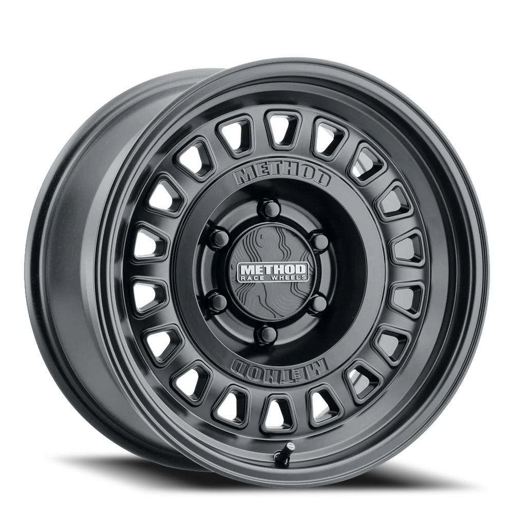Aluminum Wheels 17x8.5 MR320 Bolt Pattern 6 On 139.7 Offset 0 Lip Size 2.76 Matte Black MB Method