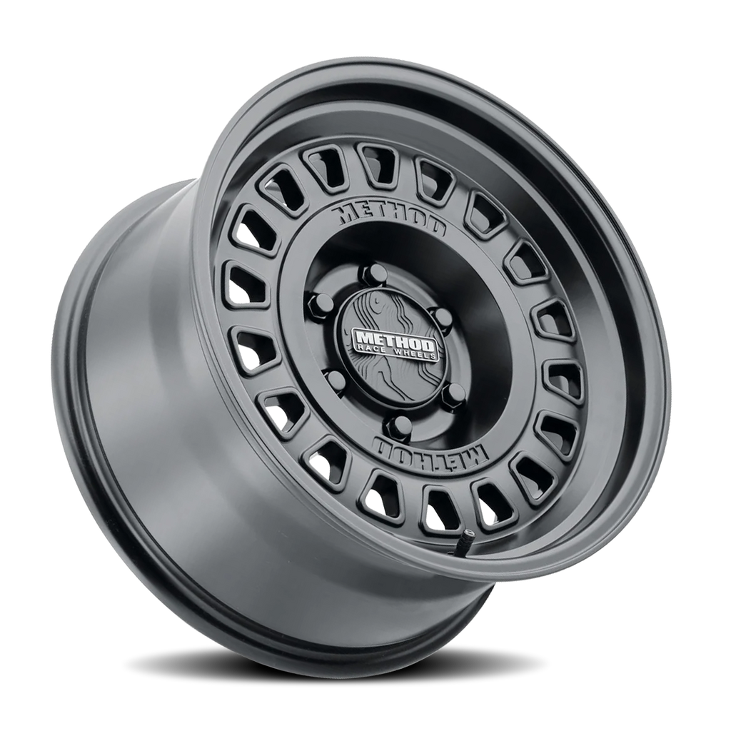 Aluminum Wheels 17x8.5 MR320 Bolt Pattern 6 On 139.7 Offset 0 Lip Size 2.76 Matte Black MB Method
