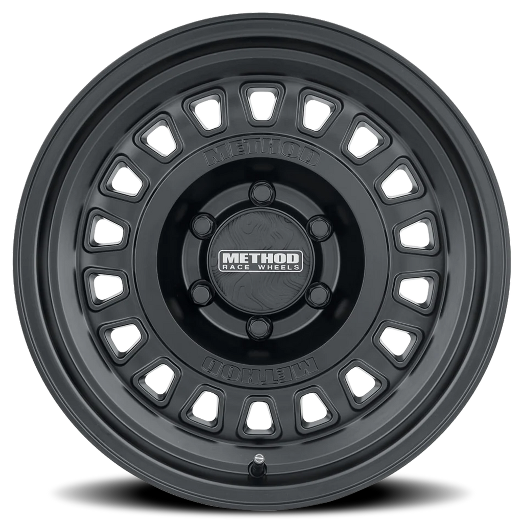 Aluminum Wheels 17x8.5 MR320 Bolt Pattern 6 On 139.7 Offset 0 Lip Size 2.76 Matte Black MB Method