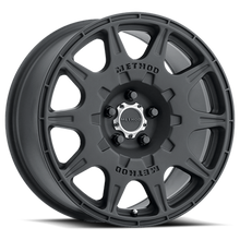 Load image into Gallery viewer, Aluminum Wheels 17x8 Rally MR502 Bolt Pattern 5 On 108 Offset 38 Lip Size 0 Matte Black MB Method