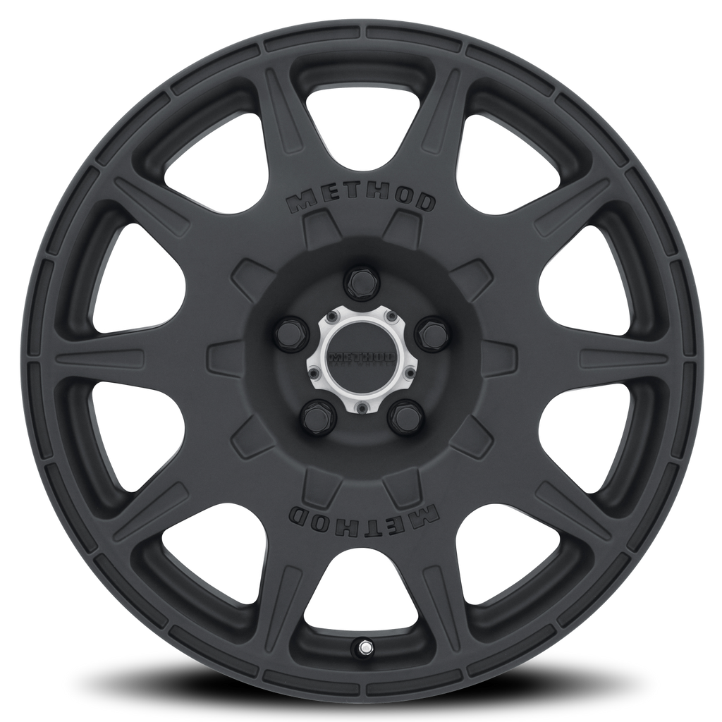 Aluminum Wheels 17x8 Rally MR502 Bolt Pattern 5 On 108 Offset 38 Lip Size 0 Matte Black MB Method