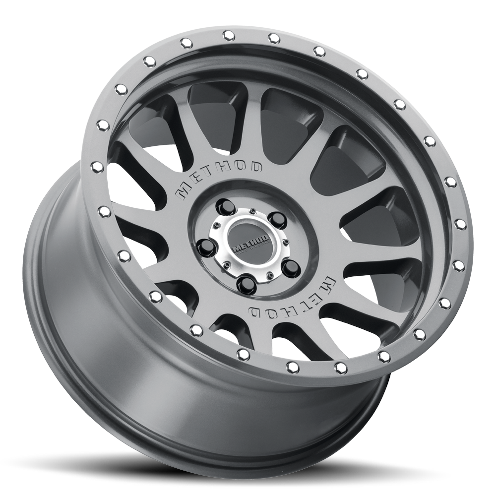 Aluminum Wheels 20x10 NV MR605 Bolt Pattern 5 On 127 Offset -24 Lip Size 2.83 Gloss Titanium GY Method