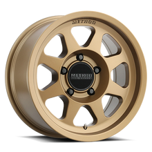Load image into Gallery viewer, Aluminum Wheels 17x9 Bead Grip MR701 Bolt Pattern 5 On 127 Offset -12 Lip Size 1.97 Method Bronze BRZ Method