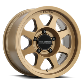 Aluminum Wheels 17x9 Bead Grip MR701 Bolt Pattern 5 On 127 Offset -12 Lip Size 1.97 Method Bronze BRZ Method