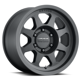 Aluminum Wheels 17x9 Bead Grip MR701 Bolt Pattern 6 On 139.7 Offset -12 Lip Size 1.97 Matte Black MB Method
