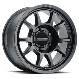 Aluminum Wheels 17x7.5 Bead Grip MR702 Bolt Pattern 6 On 130 Offset 50 Lip Size 1.18 Matte Black MB Method