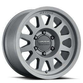 Aluminum Wheels 17x9 Bead Grip MR703 Bolt Pattern 5 On 127 Offset -12 Lip Size 1.18 Gloss Titanium SL Method