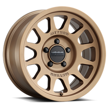 Load image into Gallery viewer, Aluminum Wheels 17x9 Bead Grip MR703 Bolt Pattern 5 On 127 Offset -12 Lip Size 1.18 Method Bronze BRZ Method