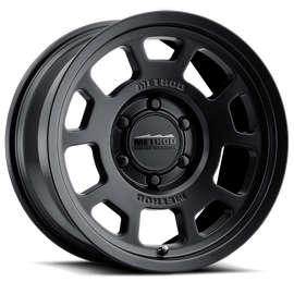 Aluminum Wheels 17x8.5 Bead Grip MR705 Bolt Pattern 6 On 139.7 Offset 35 Lip Size 1.22 Matte Black MB Method