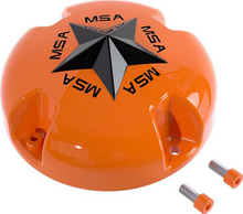 Load image into Gallery viewer, MSA STAR CAP - BOLTON BLACK STAR ORANGE