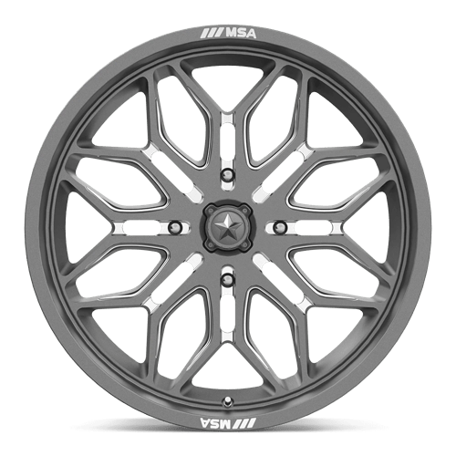 SNIPER UTV 22X7 4X156 115 GNMTL-MILL +10