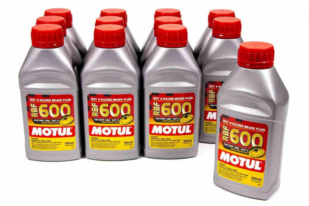 RBF Brake Fluid 600 Degr ee case/12-1/2 Liter - Motul 100949