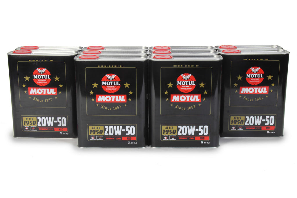 Classic Performance Oil 20w50 Case 10 x 2 Liter - Motul 110621