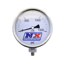 Load image into Gallery viewer, Nitrous Pressure Gauge 4in Dia High Accuracy - Nitrous Express 15540