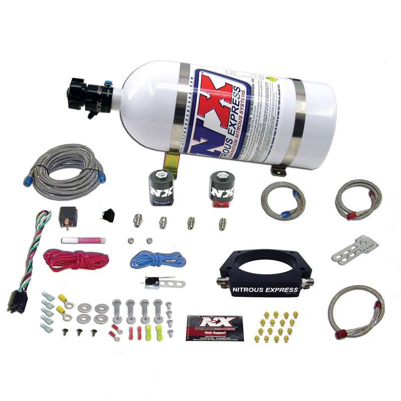 EFI Plate Nitrous Kit - GM LS 4-Bolt Plate 90mm - Nitrous Express 20934-10