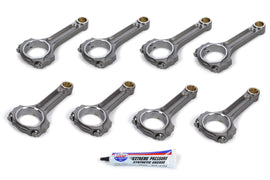 SBC 4340 I-Beam Rod Set 6.125  2.100 Pin Dia. - Oliver Connecting Rods C6125STSW8